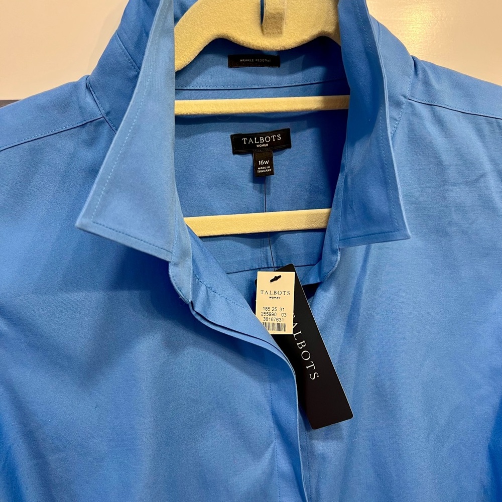 NWT NO WRINKLE SLEEVELESS BLOUSE - Picture 7 of 8